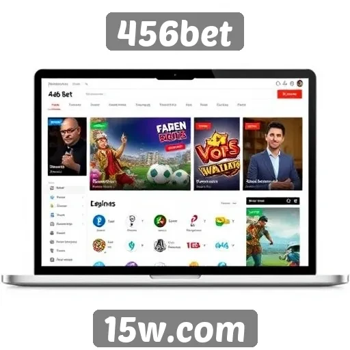 Análise da interface do usuário do site 456bet